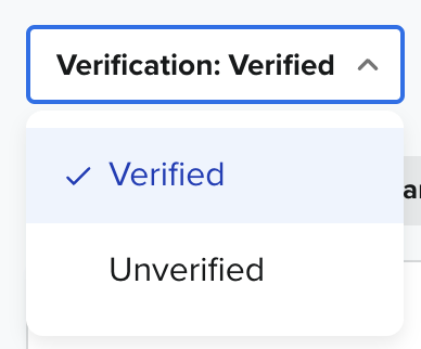 Do Not Sell or Share Verificatio States
