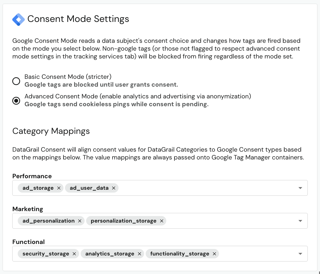 Advanced Consent Mode
