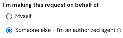Authorized Agent Form