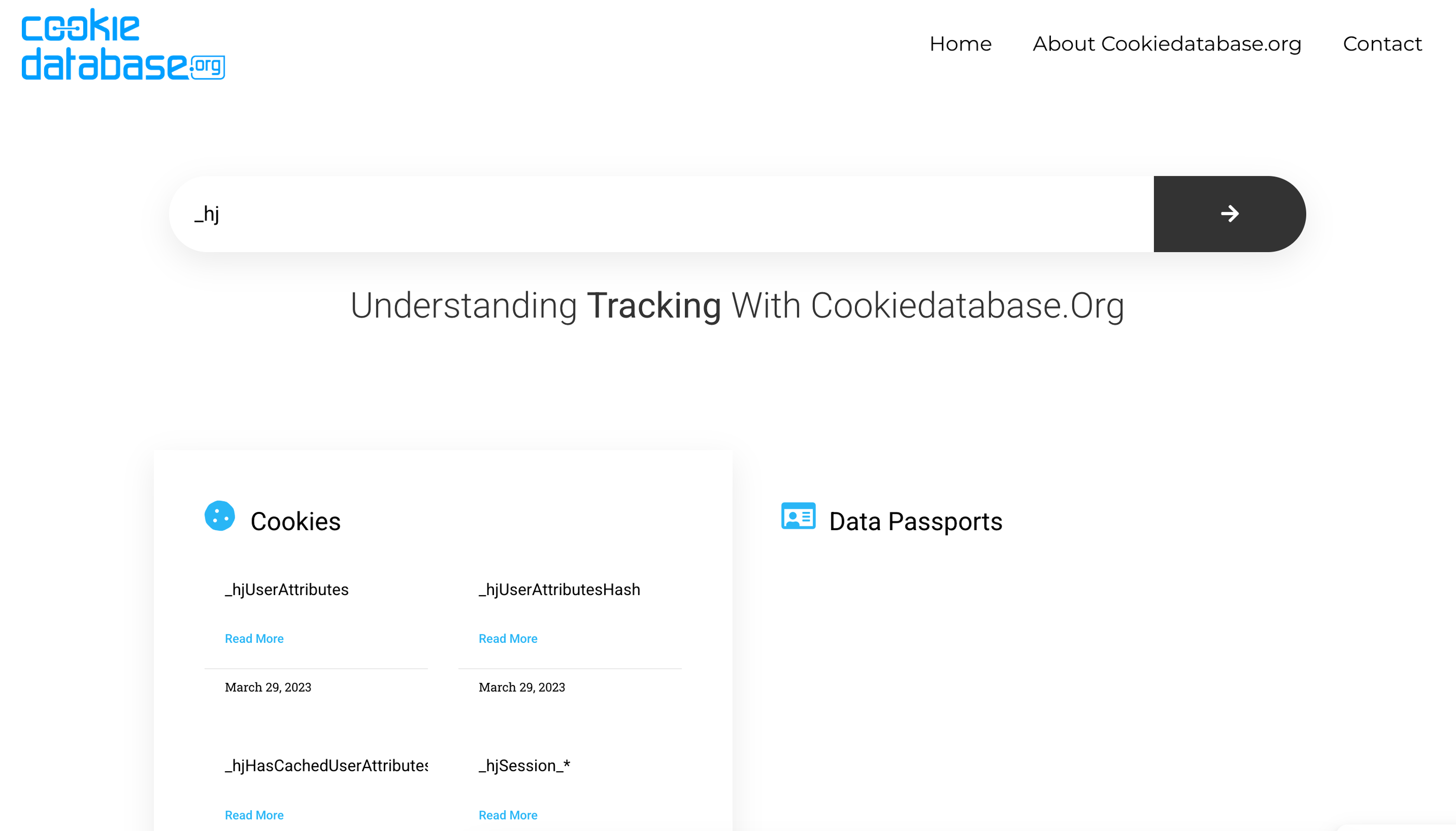 Cookie Database