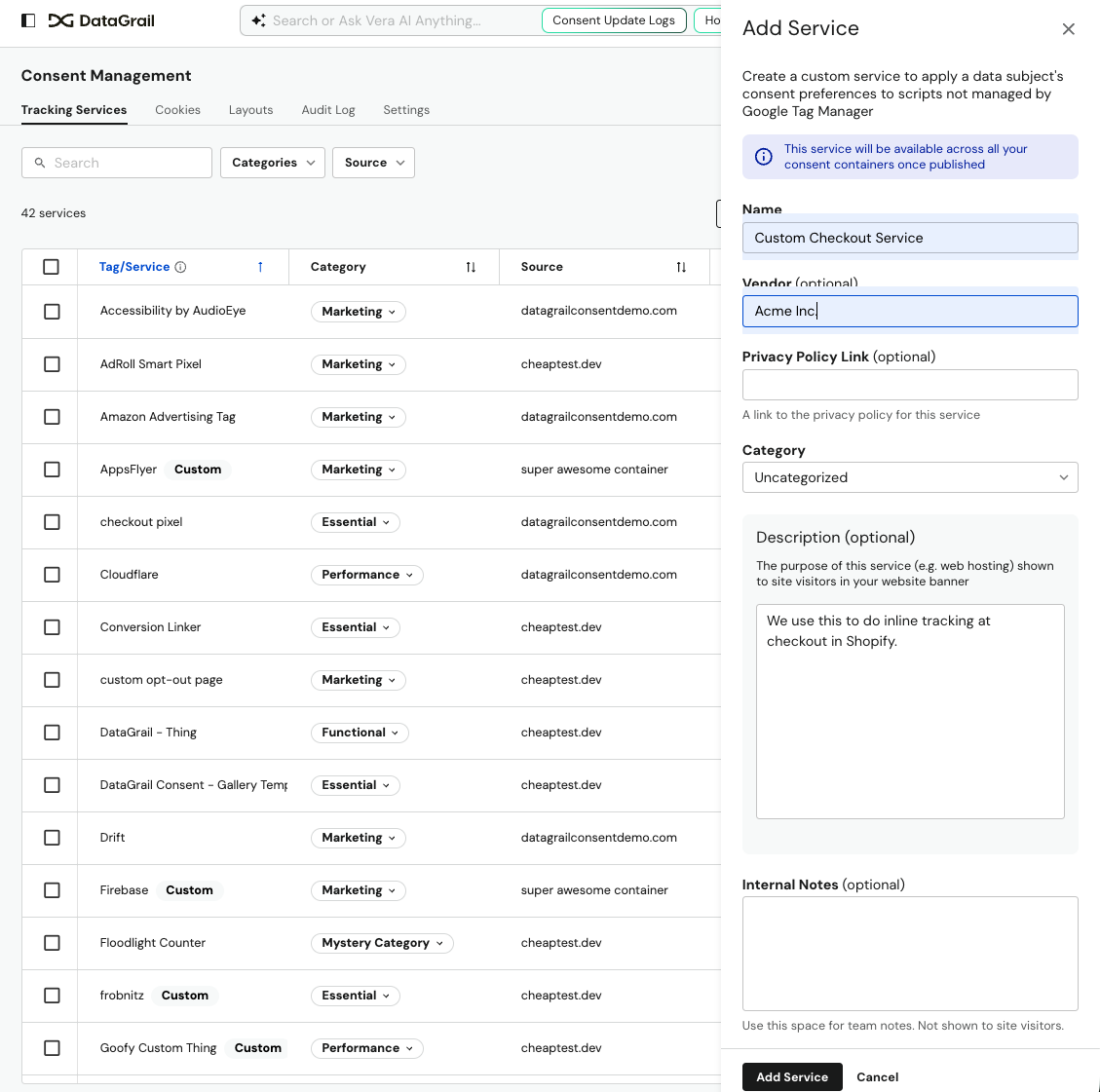 Create Custom Service