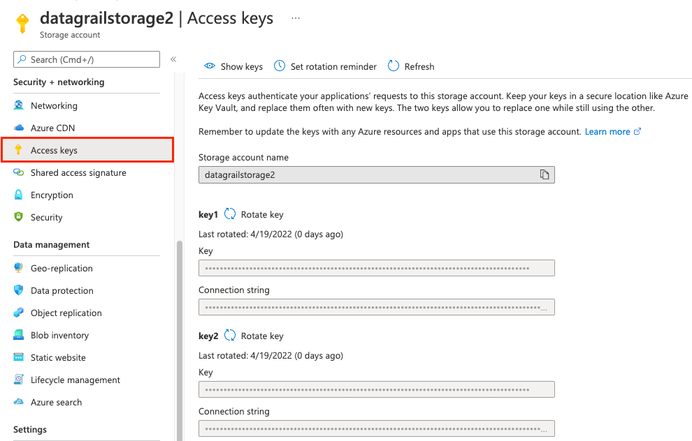 Access Credentials