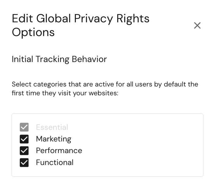 Global Privacy Rights Options