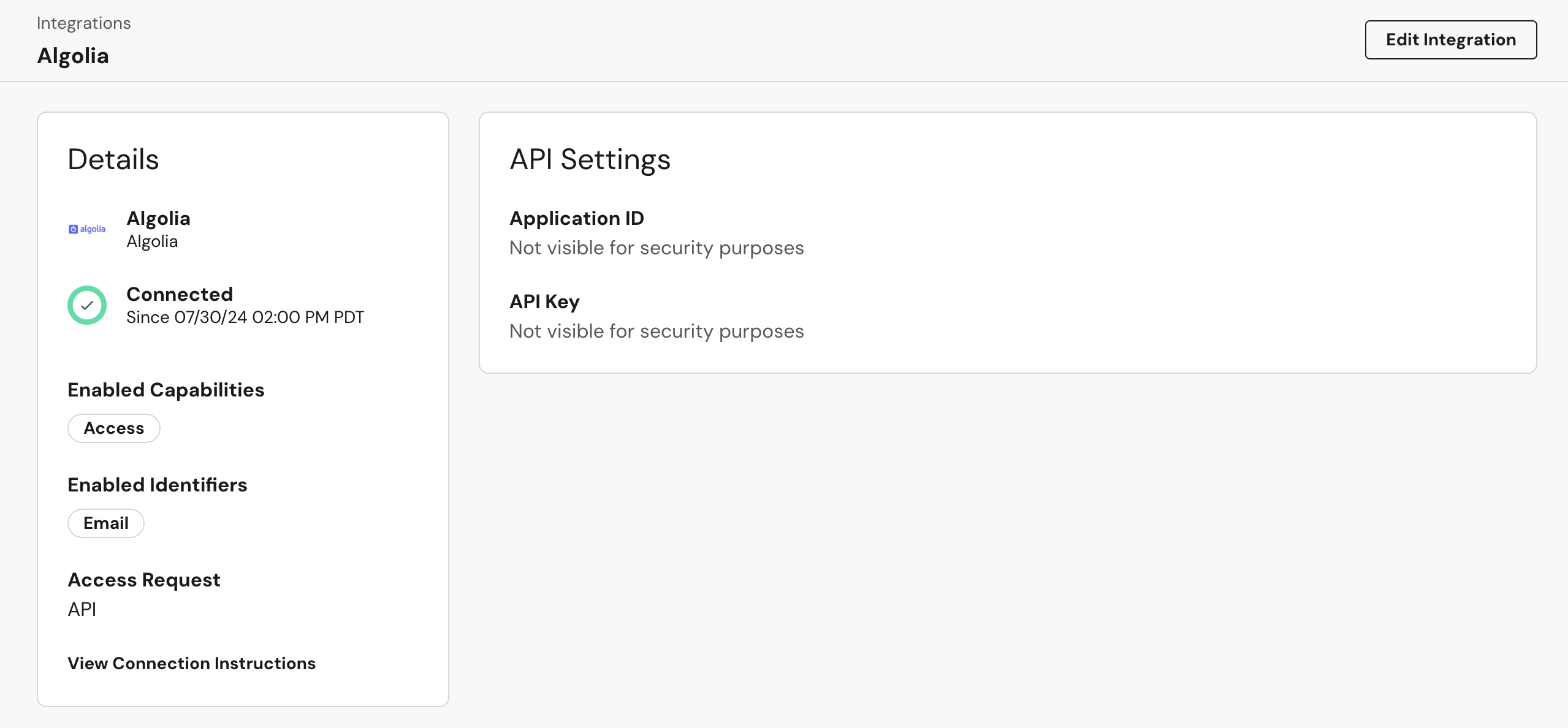 API Integration Details