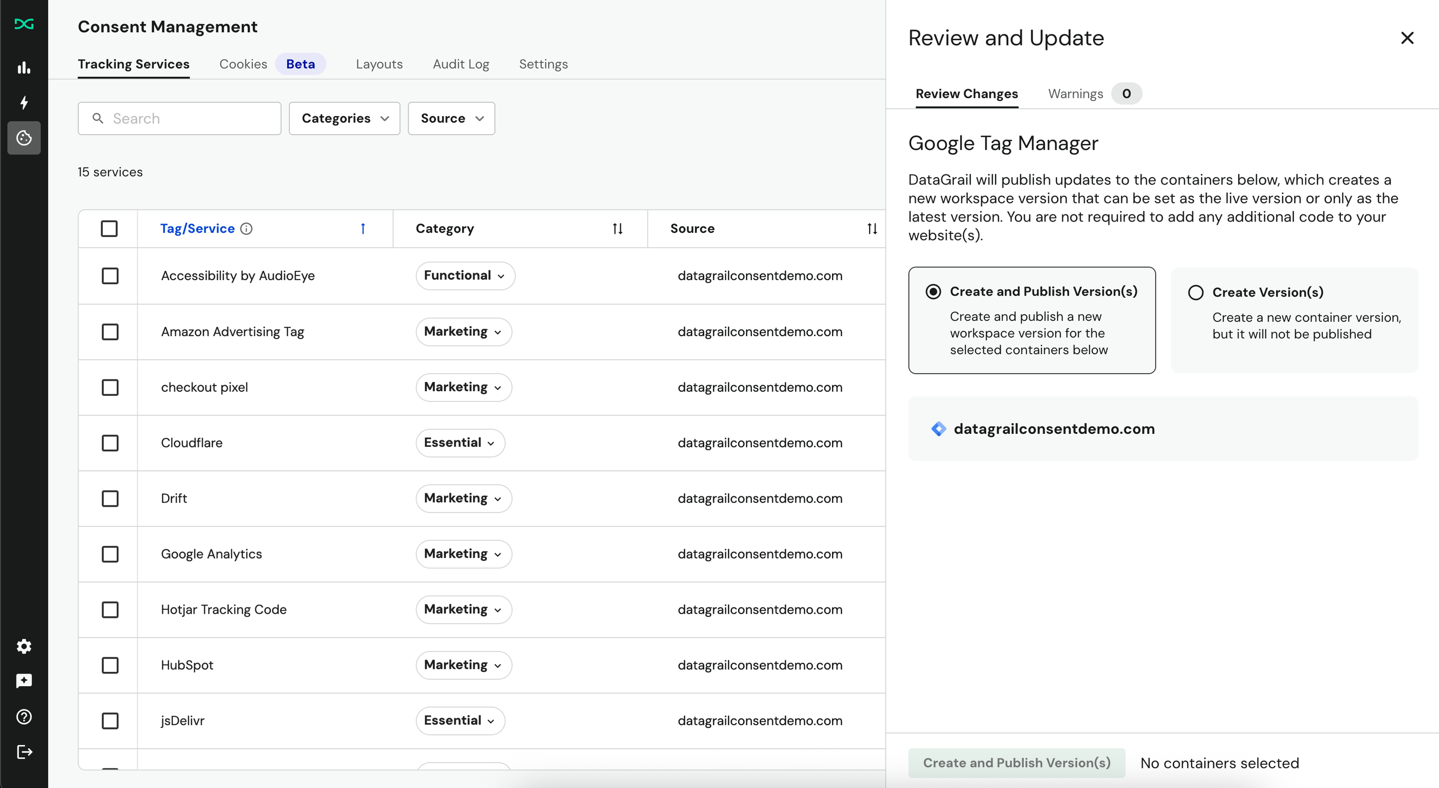 Publish Updates