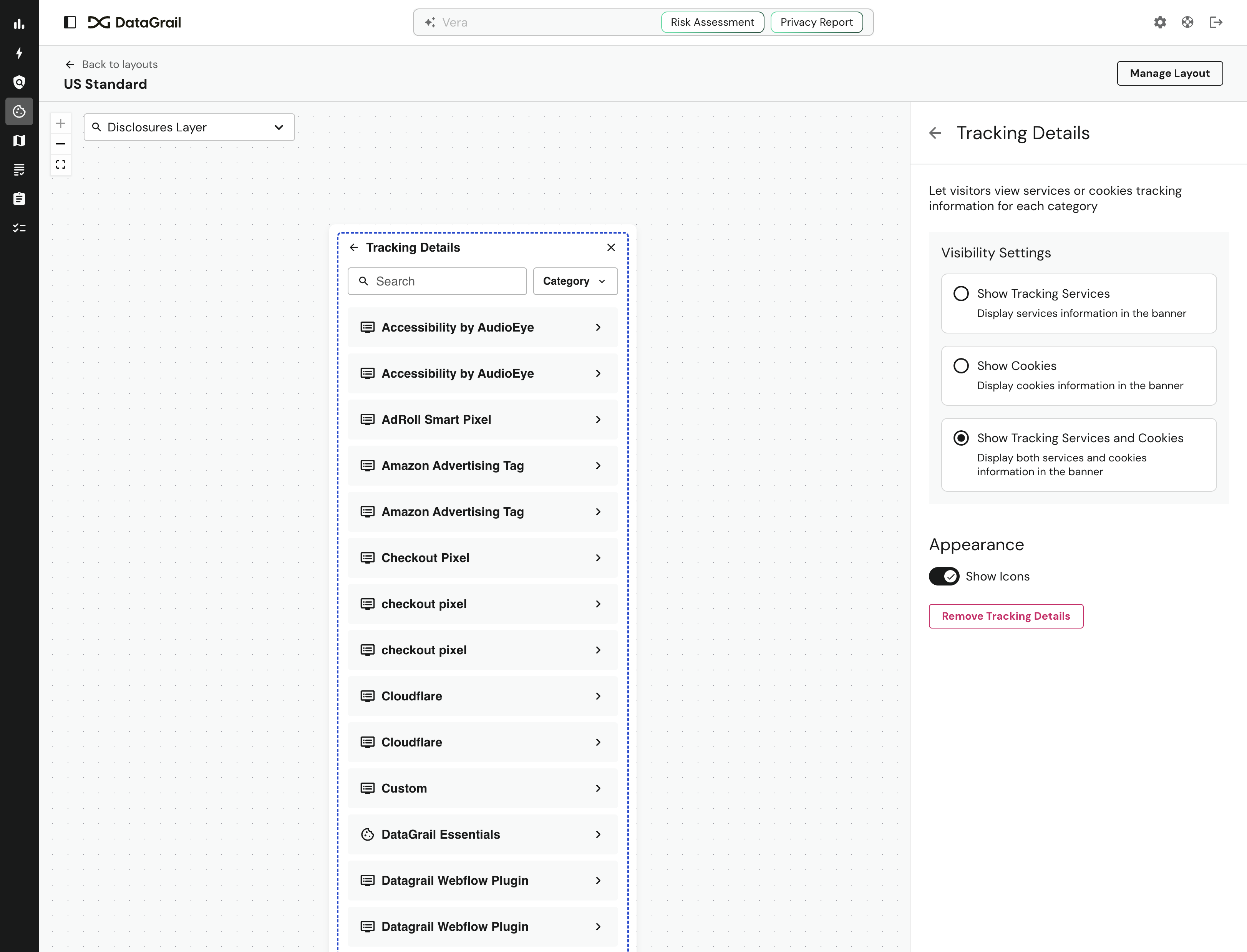 Tracking Details Asset